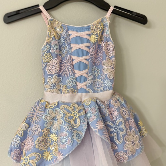 Revolution Dancewear Periwinkle Lace & Tulle Ballet Costume – XS Child - Picture 2 of 7